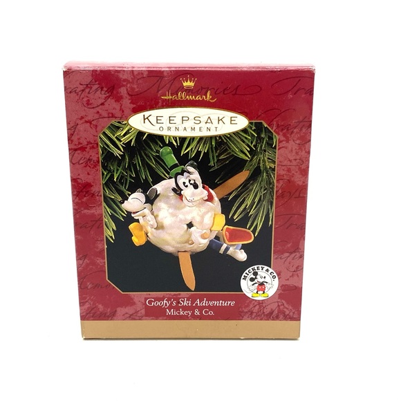 Hallmark Other - Hallmark Keepsake Mickey & Co. Goofy's Ski Adventure Christmas Ornament